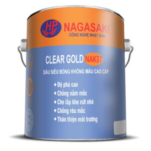 CLEAR GOLD - Dàu Siêu Bóng Không Màu Cao Cấp - NAK37